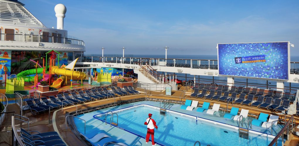 Pool Deck - Deck 14 Midship CenterSpectrum of the Seas - Royal Caribbean International