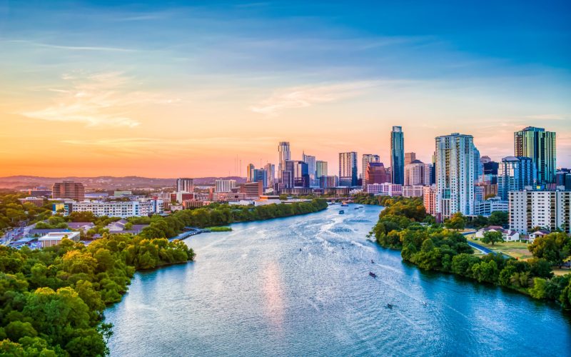 Austin-Skyline-sunset