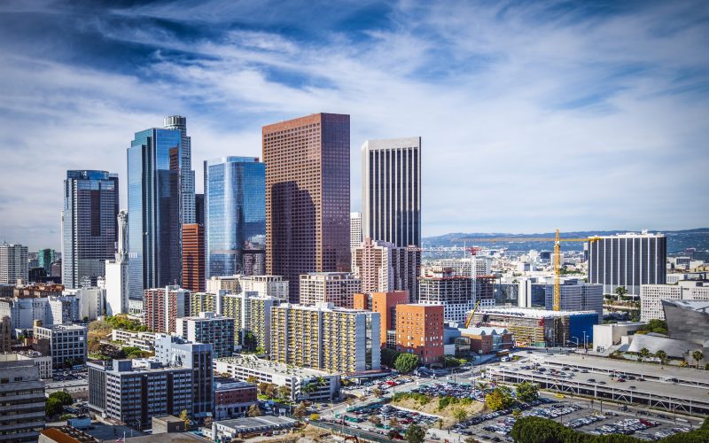 Los,Angeles,,California,,Usa,Downtown,Cityscape.