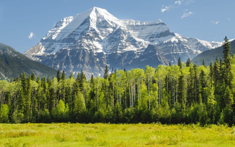 Scenic,Mount,Robson,In,The,Canadian,Rocky,Mountains,,Near,Jasper