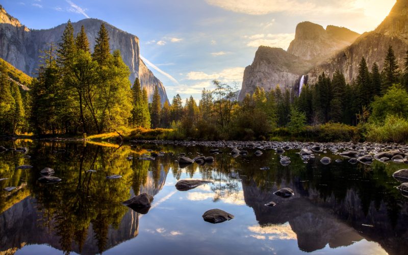 Sunrise,On,Yosemite,Valley,,Yosemite,National,Park,,California
