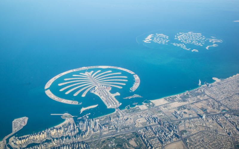 Dubai,Coastline,,United,Arab,Emirates,,Aerial,View