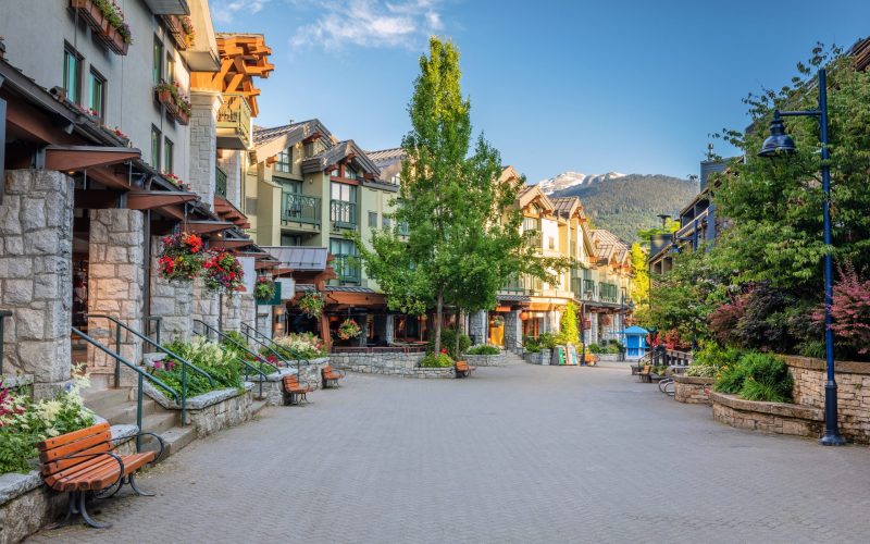 Whistler,Village,Stroll,In,Summer