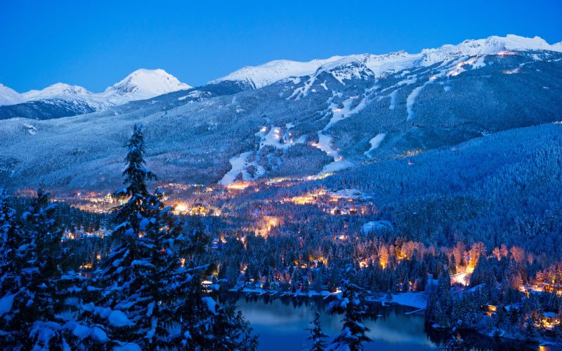 Blackcomb at dusk